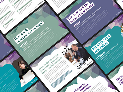 Blackford Pitch Document branding brochure corporate design insurance layout pitch deck