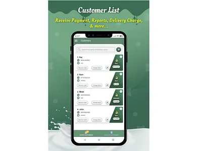 Simple Dairy Customer List