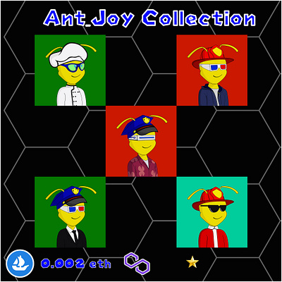 Ant_Joy graphic design illustration nft