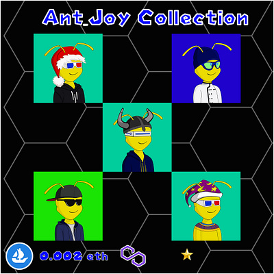 Ant_Joy graphic design illustration nft