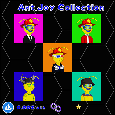 Ant_Joy animation graphic design nft