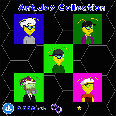 Ant_Joy graphic design illustration nft