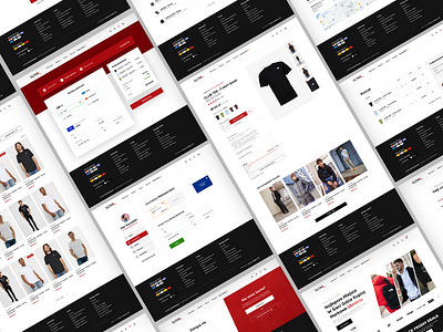 Clothes store overview design overview ui uiux ux