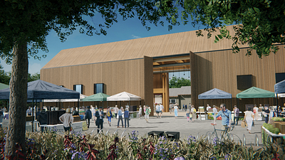 Montopolis Grocers: Farmers Market 3d arch architecture archviz blender concept cycles design environment market photorealism render visualization viz