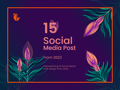 Behance Project Cover brand identity branding colorfull corporate logo design facebook post floral graphic design illustration instagram post logo new year design post design social media social media kit social media kit design social media kit] social media post trendy winter design