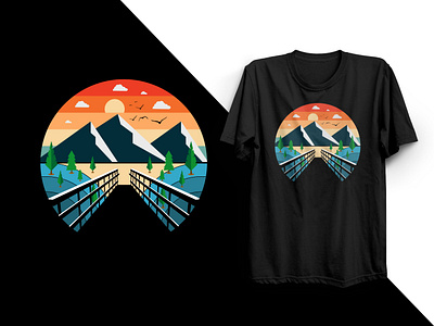 Vintage Retro t-shirt design beach t shirt design branding design fashion graphic design mountain t shirt design retro t shirt design retro vintage shirt design t shirt t shirt design tee tees tshirt design typography vector