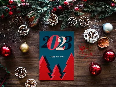 Christmas greetings card. Template. 2023 2023 background banner branding design graphic design illustration new year template vector