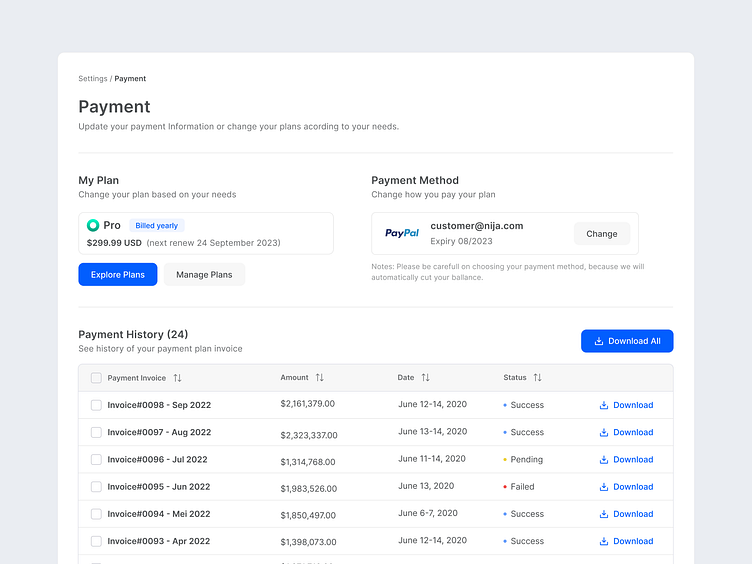 Payless Payment Page by Mohammad Wildan for Nija Works on Dribbble