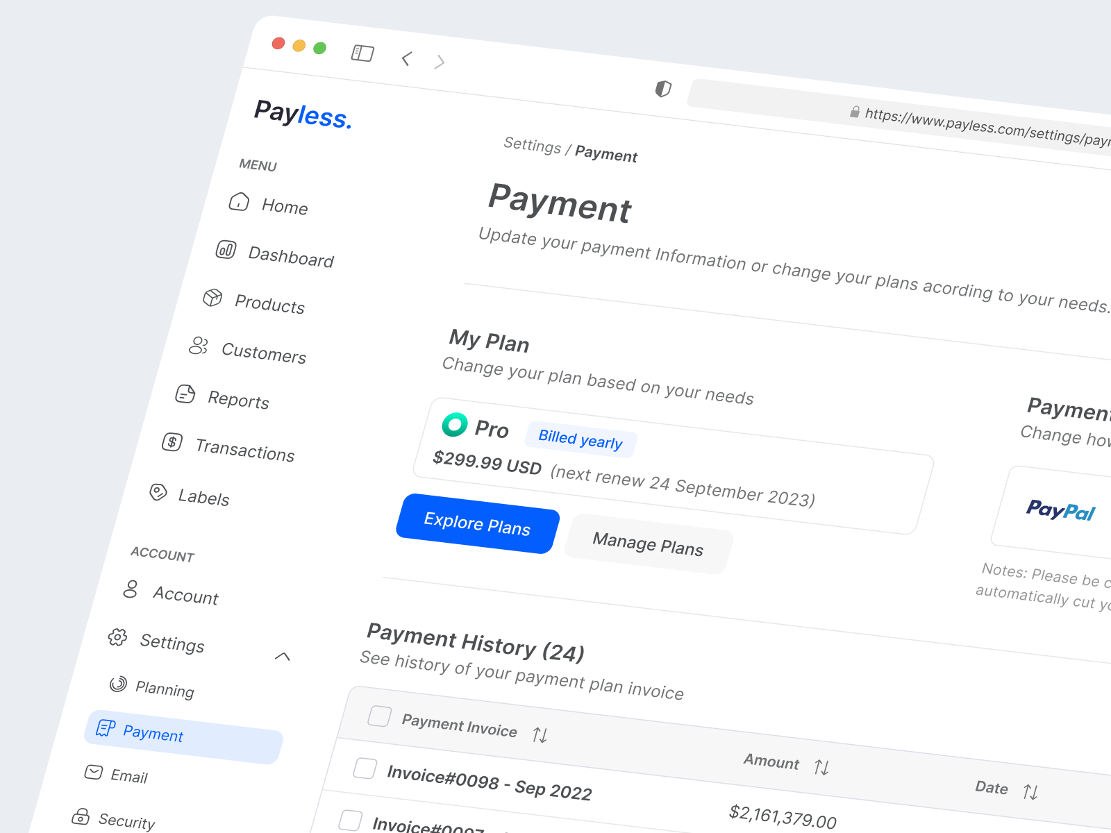 Payless Payment Page by Mohammad Wildan for Nija Works on Dribbble