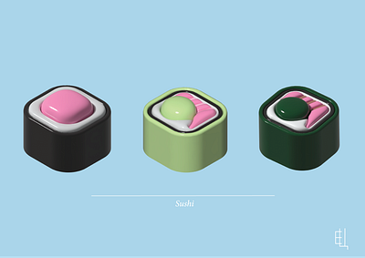 Sushi design graphic design illustration ui ux vector