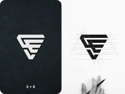 SE MONOGRAM LOGO best logo best monogram branding design identity logo monogram monogram design monogram logo se se monogram se monogram logo