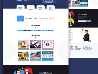 Portfolio website landing page case study portfolio userinterface uxinspiration