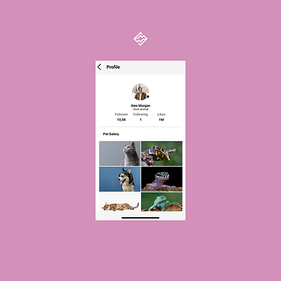 User Profile 3d animation branding dailyui design graphic design illustration logo ui ux uiux vector