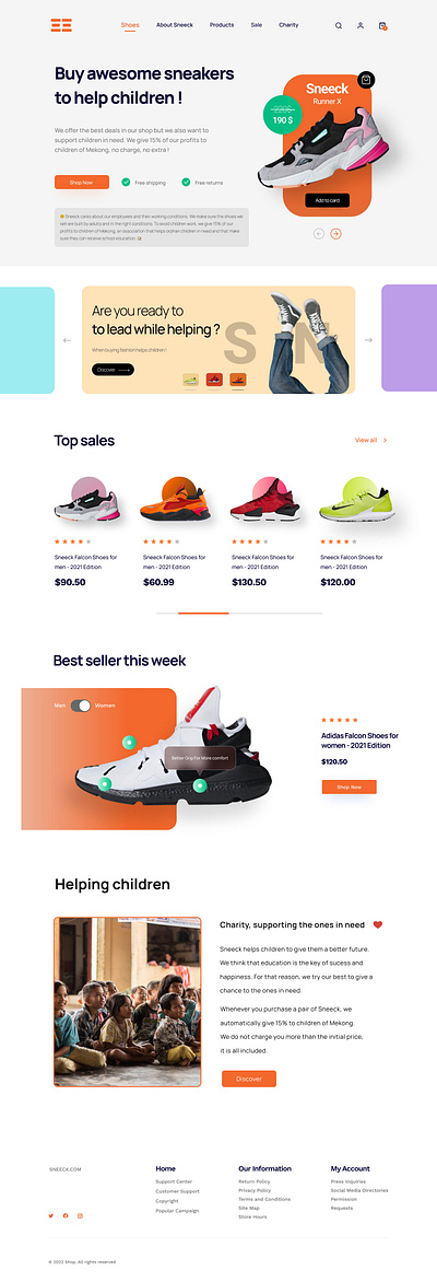 Sneeck | ready to lead ? 👟 brand branding experience interface shoe shoes sneakers trend trends ui user ux webdesign