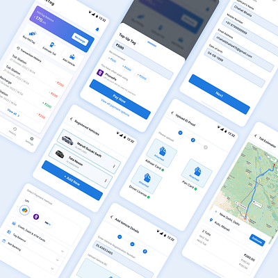 Fastag Case Study case study figma product design ui ux