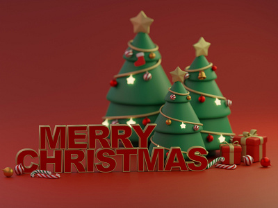 Merry Christmas 3d 3dart 3dartist 3dball 3dbells 3dblender 3dchristmas 3dgiftbox 3dstar 3dtree 3dtutorial blender blendertutorial christmas christmastutorial giftbox illustration merrychristmas