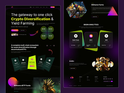 Crypto Landing Page Redesign bitcoin bitcoin landing page blockchain blockchain landing page crypto crypto landing page defi defi landing page ethereum ethereum landing page homepage metaverse metaverse landing page nft nft landing page nft marketplace ui design ui ux design web design website