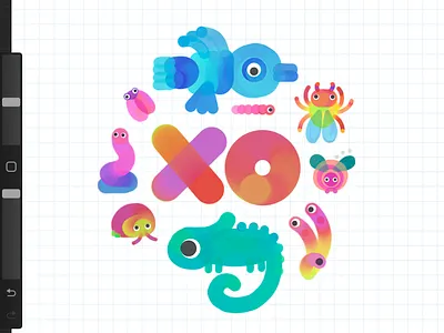 XO brush pack for Procreate art branding design drawing graphic design illustration procreate