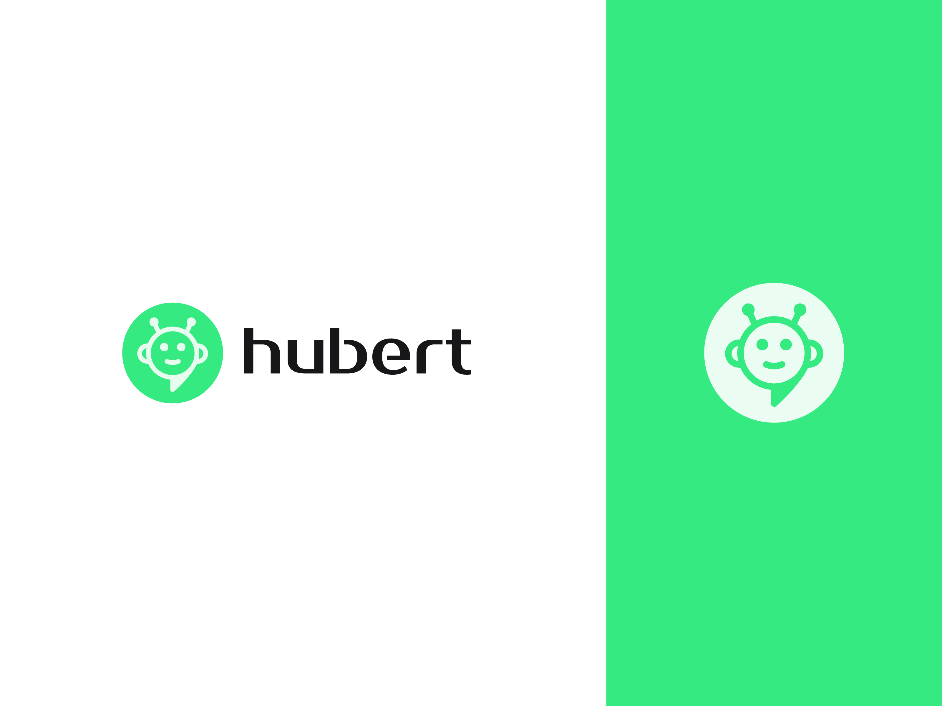 Hubert Modern Minimalist Logo & Branding Design brand identity brand logo branding business logo chat logo coloful company logo concept flat logo gradient graphic design logo logo mark logo typo logofolio minimal logo minimalist modern tech logo vector