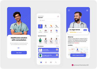 Healthcare Mobile App Exploration graphic design ui ux vector
