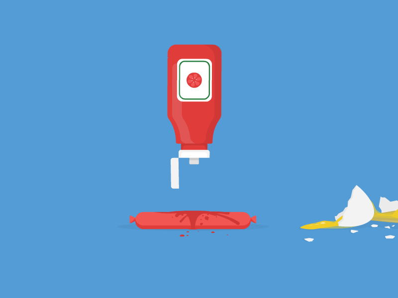 Breakfast animation design flat framesequence illustration logo loop minimalist motion