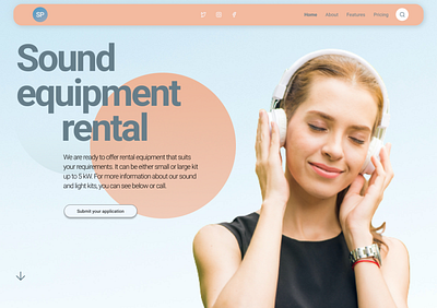 Landing page SP branding design graphic design landingpage ui ux
