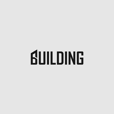 Building logo brand identity branding build building illustrator logo logo design minimalist typography vector
