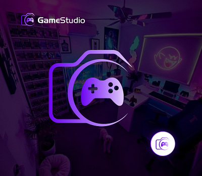 GameStudio logo design branding design designalogo gamelogo gaminglogo illustration logoconceptdesign logodesign logodesigner logotype nftlogo photographylogo studiologo