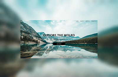 Travel Landing Page UI app branding design graphic design logo ui ux web web design webpage website