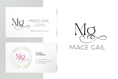 MG initial logo beautlogo beauty branding branding design illustration logo