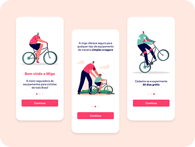 Migo - Study Case app branding typography ui ux