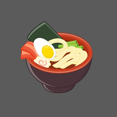 Ramen adobe illustrator design graphic design illustration vector