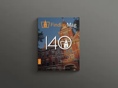 FindlayMag 140 Years Cover art direction design findlay magazine