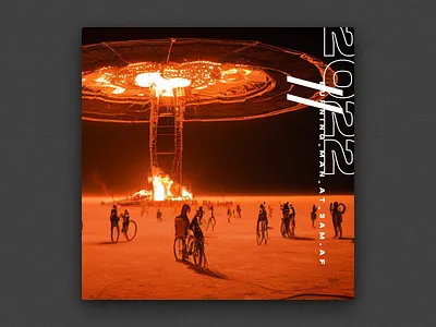 2022 // burning_man_at_3am.af album art cover art spotify cover