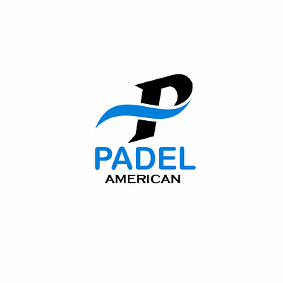 PADEL AMERICAN LOGO branding design graphic design illustration logo logo design minimalist logo padel american logo ui vector