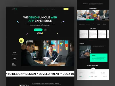 Digital Agency agency agencywebsite case case study clean company creative creativeagency creativedirection digitalagency homepage landingpage personalbranding portfoliowebsite studio ui ux web design websitedesign