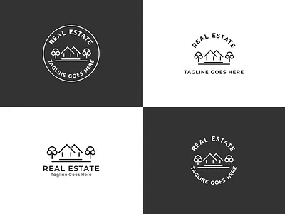 Real Estate Logo adobe illustrator cc branding building building logo design logo logodesign real estate real estate logo vector