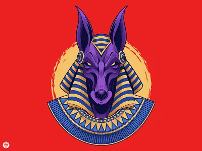 Anubis brand branding design graphic design illus illustration tshirt vector