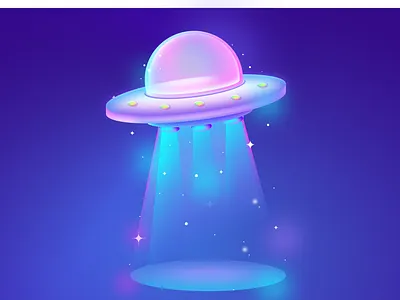 UFO! 3d alien conceptartboard cuteufo designers digitialart dribbbleartist figma figmaillustration freestyle illustration illustrationstyle landingpage moodboard ufo ui ux vector