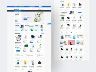 Medical Store - Ecommerce website UI dashboard design ecommerce medical store ui uiux website