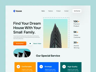 Real Estate Website apartment branding graphic design home home page house motion graphics properties real estate agency real estate web real estate website realestate residence ui