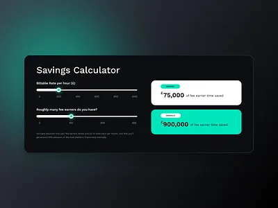 Savings calculator 004 calculator daily 100 challenge dailyui dailyuichallenge savings calculator ui ui daily 004