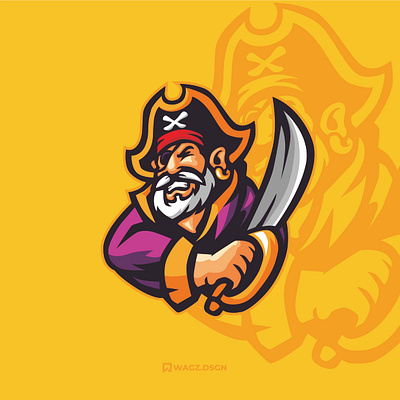 PIRATES branding design graphic design illustration logo mascot mascot logo pirate pirate logo pirate mascot vector
