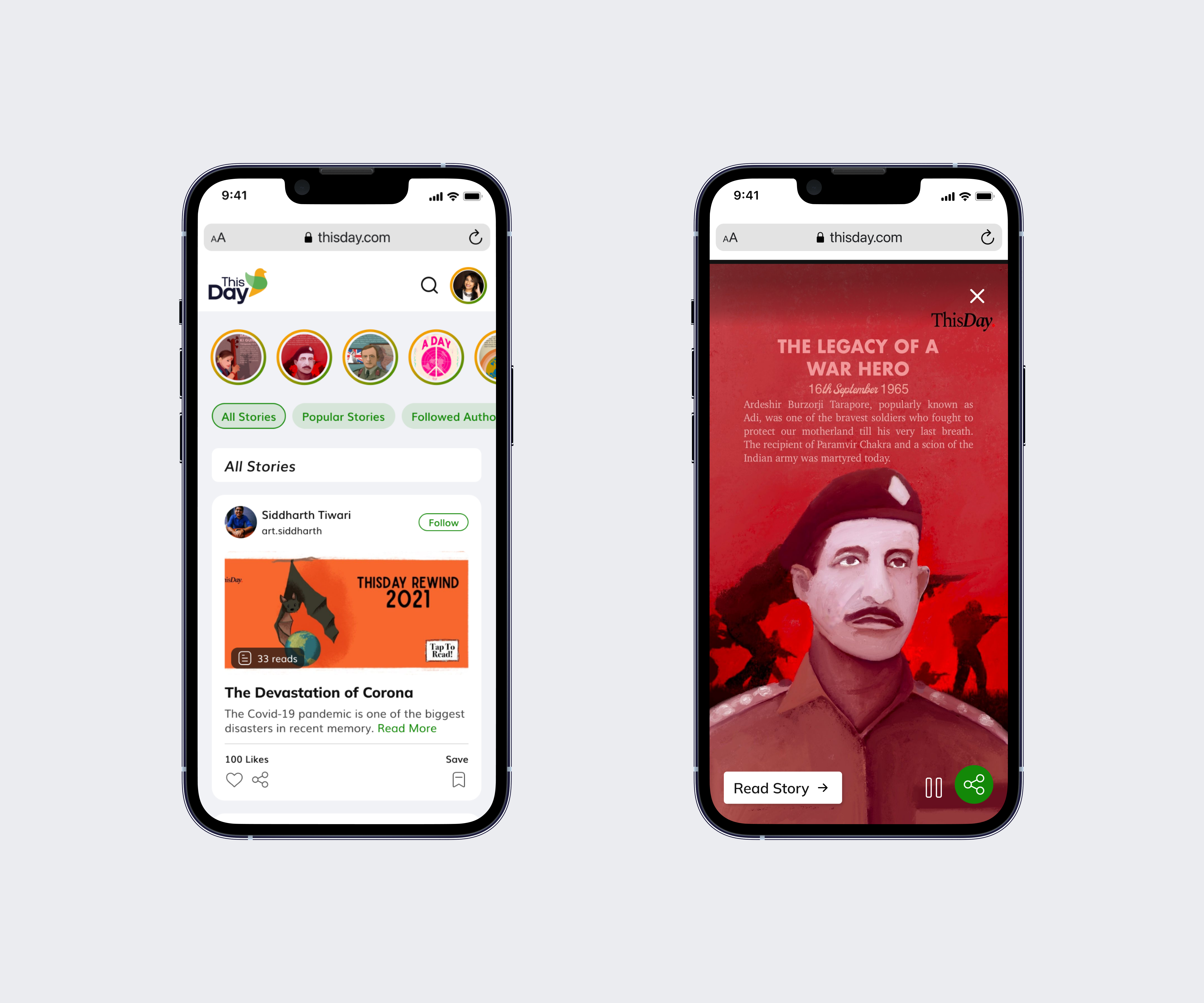 Example of Mobile App Design