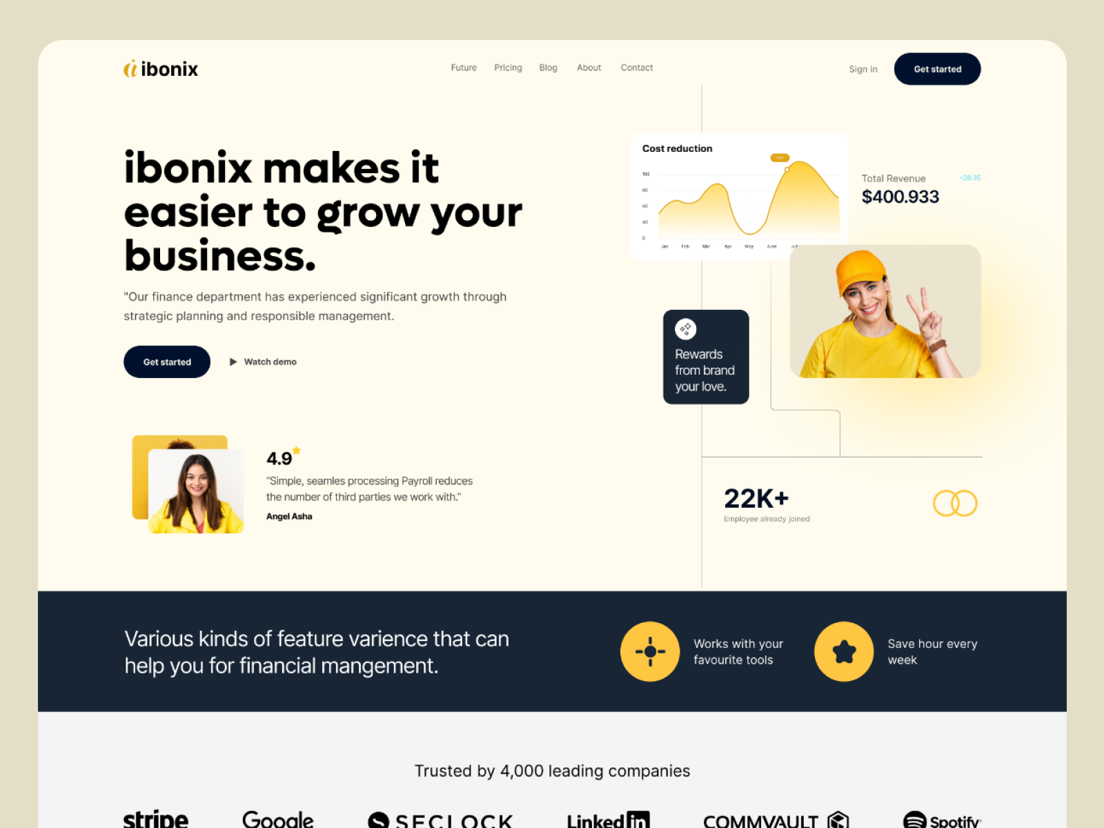 Example of Website & Landing Page Design 