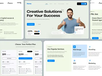 Digital Agency Website agency website best desing best digital marketing agency best ux desing branding design digital agency website good ui graphic design landing page most pupular design popular desing sayedur06 ui uiux