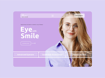 Eye Health Care Website Design eye eye care eye care website eye health eye website figma health ui ux website design website ui