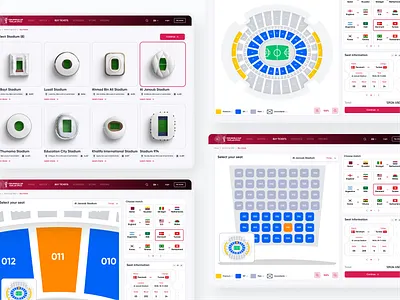 Book Tickets Web - Case Study book tickets booking design football sport ticket ui ux web website