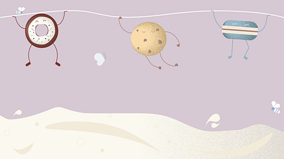 grandma’s desserts illustration art branding branding illustration color design feeling feeling illustration flat design graphic design ill illustration textures