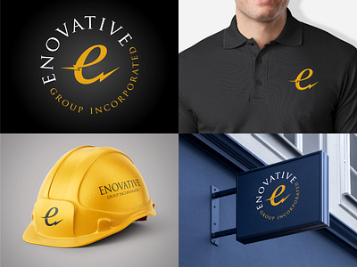Enovative branding corporate identity design graphic design logo